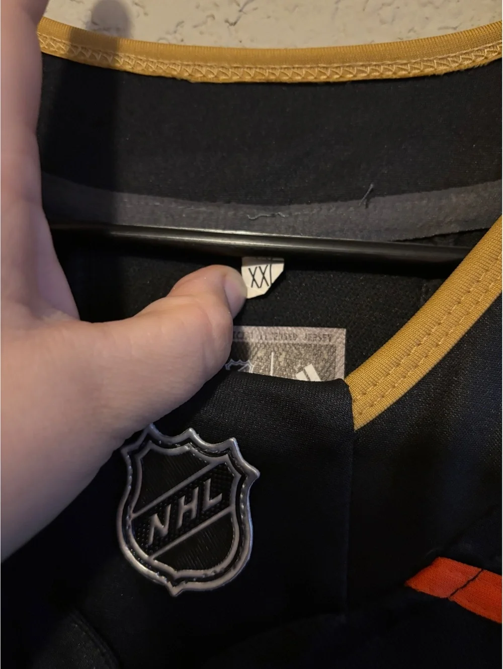 Adidas NHL Anaheim Ducks #26 Montour Hockey Jersey Size 56 XXL